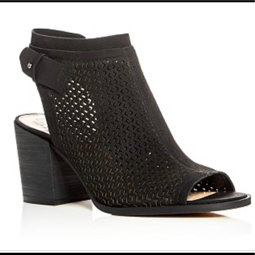 Vince Camuto Lidie Perforated Block Heels 7